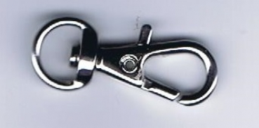 Karabinerhaken 10 mm silber
